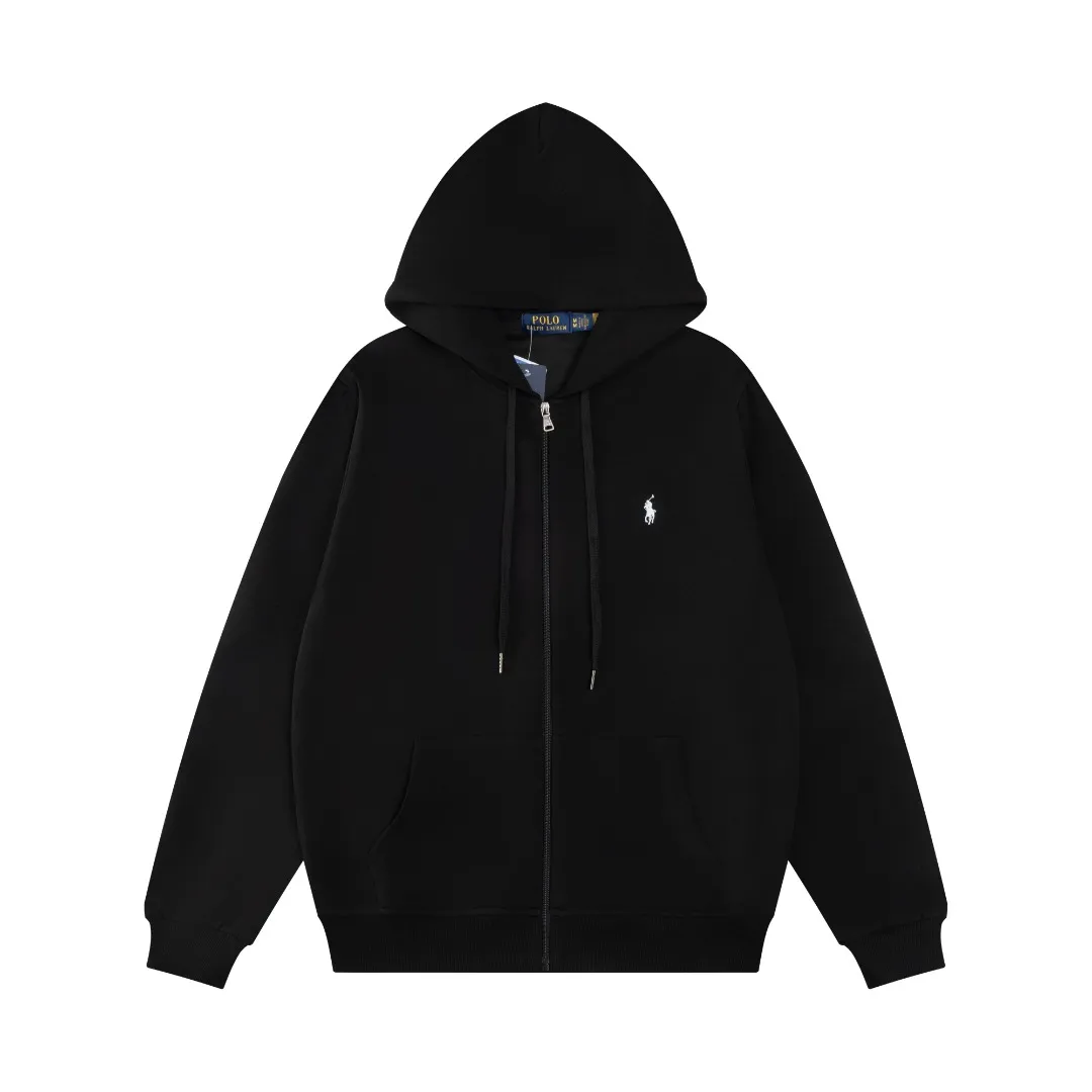 P236 #R95 Ralph Lauren/Ralph Lauren Twelve Color Pony🐎 Embroidered zipper cardigan jacket hooded sweatshirt This hooded sweatshirt is decorated with a simple style that represents Ralph Lauren. It is paired with a pony embroidery pattern, which is three-dimensional and full! The solid color fabric paired with exquisite embroidery instantly sets it off! Hooded sports design, loose and casual fit! The overall texture is very strong! Through the pictures, we can feel the thickness and texture of custom-woven and dyed threads. The workmanship is exquisite. They are shipped from major foreign trade factories. They are all made by masters with many years of experience. Everything is of high standards and requirements! Simple and versatile style ~ super delicate and soft, close to the body without being tied, all fabrics and accessories are original custom-made and of high quality! Perfectly reflects the brand’s sense of superiority! Standard cut, comfortable stretch, unrestricted movement! Highly practical, high-end and classy! Versatile style ~ can be paired with jeans or jogging pants. Ideal for transitioning from your morning commute to weekend events!  Color: Black with red label Black with white label Khaki Navy blue with red label Navy blue with white label White Light gray Dark gray Burgundy Army green Light blue Pink Size: S M L
